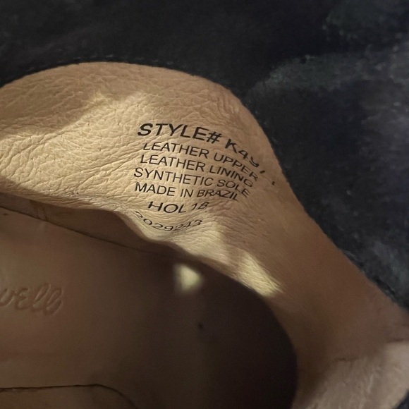 Madewell Neva Brown Suede Fold-Over Booties - Size 6.5 - Picture 12 of 12